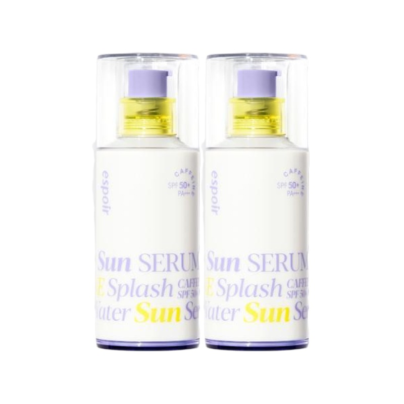 [1+1]ウォータースプラッシュサンセラム 日焼け止め SPF50+ PA+++ 50ml, 2個 / 韓国人気 脂性肌 乾燥肌 水分 日焼け止め