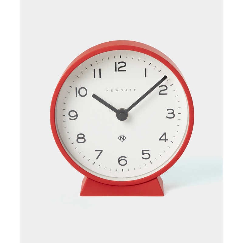 NEWGATE　Mマントル サイレントスイープ 置き時計 17cm×16cm ファイヤーエンジンレッド　NGT0000001011C03ZZZ