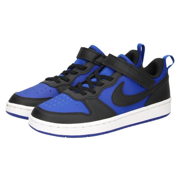 ナイキ キッズ スニーカー 靴 コート ボロー LOW リクラフト PS NIKE HM6298-480 ローカット ベロクロ 柔軟 快適 履きやすい Court Borough Low Recraf