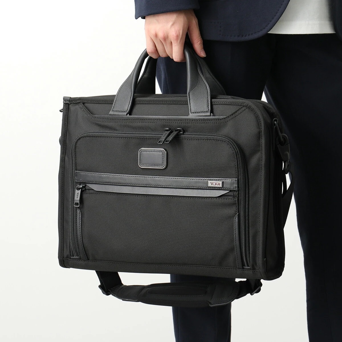 TUMI トゥミ ブリーフケース SLIM DELUX PORTFOLIO 117301-1041 メンズ ALPHA アルファ ビジネスバッグ ナイロン 撥水 鞄 BLACK