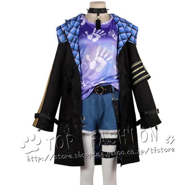 バーチャルYouTuber 奏手イヅル コスプレ衣装 Cosplay 演出服 変装 仮装 日常服 アニメ 祭り 学園祭 文化祭 ハロウィン クリスマス コスチューム1020