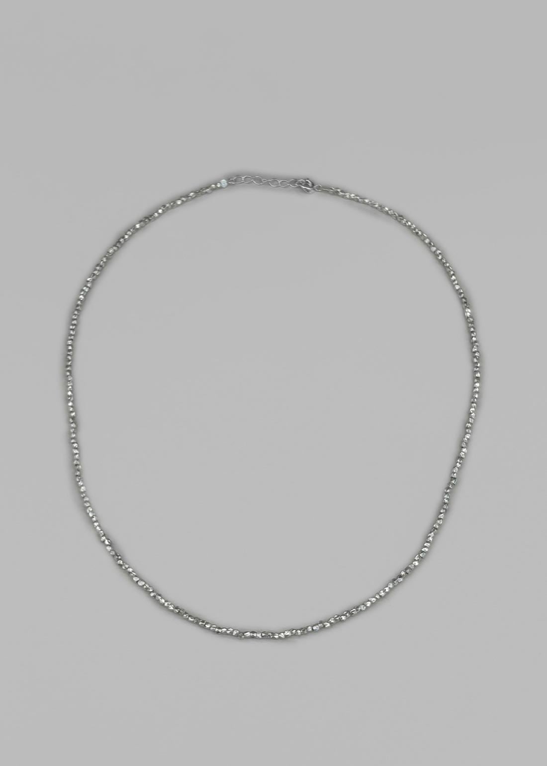 SILVER 925フランフォシルバービーズネックレス