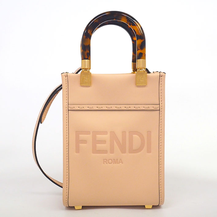 【美品】フェンディ ショッパー スモール ミニバッグ サンシャイン レディース 【ショルダーバッグ】