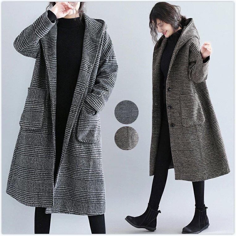 チェスターコート レディース 40代 トレンチコート コート ロングコート ゆったりシルエット フー