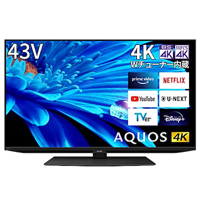 Qoo10] シャープ 43V型 4K 液晶 テレビ