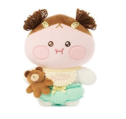 【ぬいぐるみのみタグ付き】ぬいぐるみと着せ替えセット カカオフレンズ アピーチ ぬいぐるみのみタグ付き】ぬいぐるみと着せ替えセット カカオ