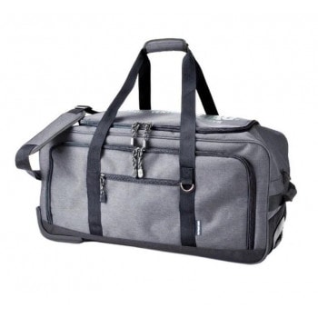 スワン CAPTAIN STAG 杢ポリ ボストンキャリー グレー 1253