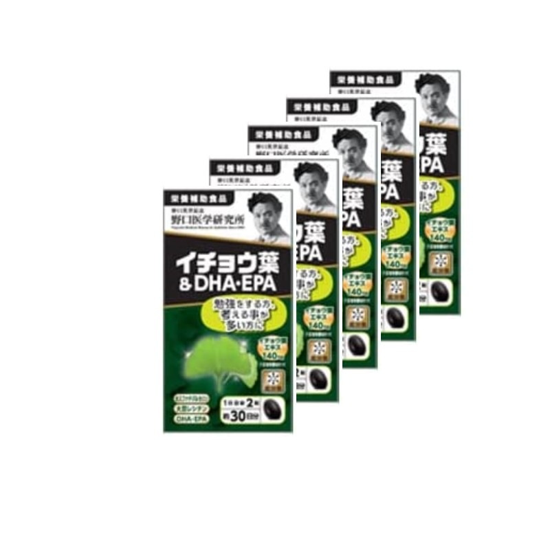 5個セット 野口医学研究所 イチョウ葉＆DHAEPA 60粒 9,408円