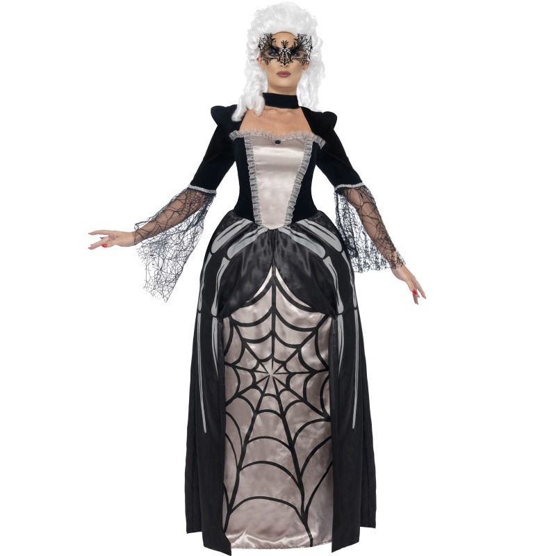 コスプレ 仮装 ブラックウィドウ・バロネス 大人用 L 【 コスプレ 衣装 ハロウィン 仮装 コスチューム パーティーグッズ ヴァンパイア 吸血鬼ドレス レディース ドラキュラ 余興 バンパイア 女性