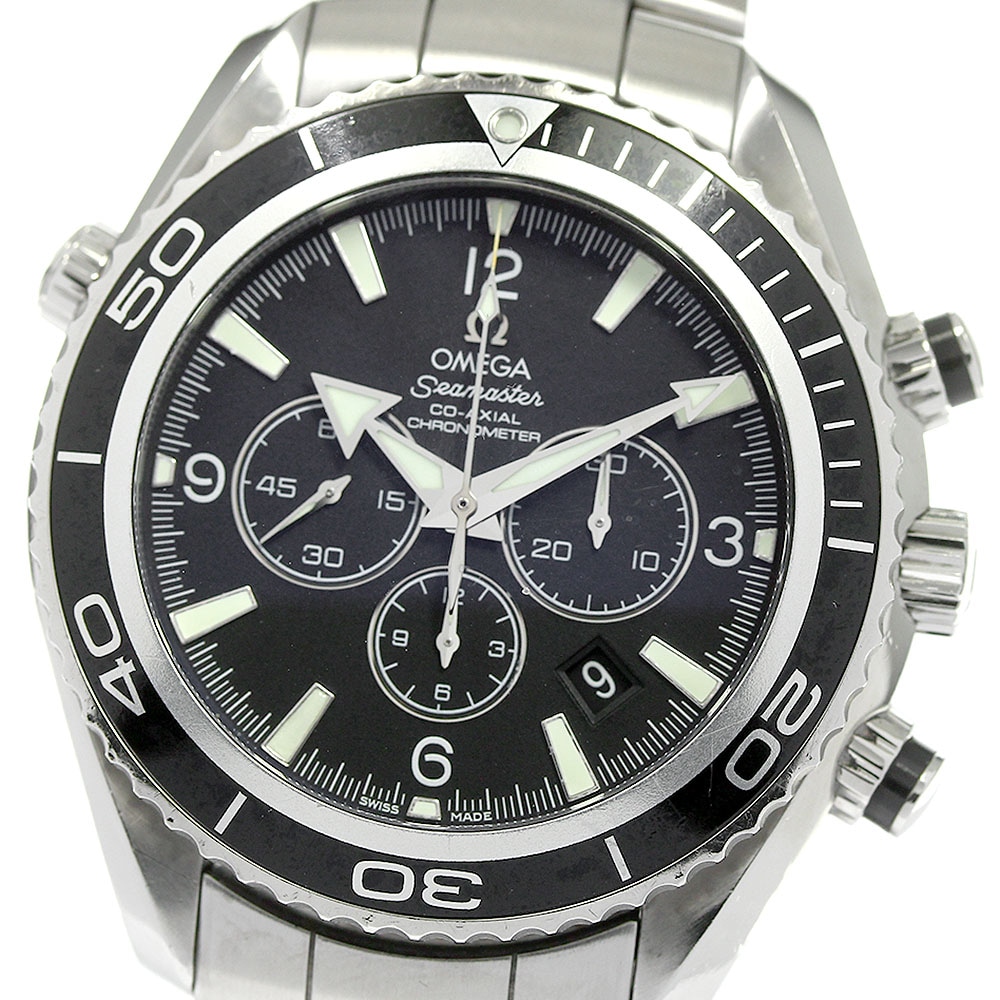 オメガ OMEGA 2210.50 シーマスター プラネットオーシャン クロノグラフ 自動巻き メンズ _794938【中古】