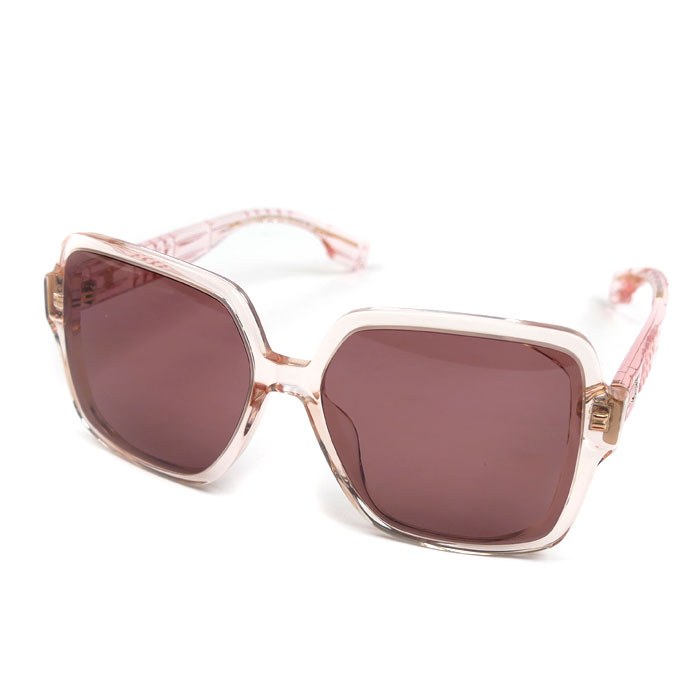 BURBERRY バーバリー サングラス ピンク B 4379-D 4030/69 ユニセックス 58ロ16 140 2N 中古