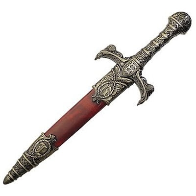 リチャード　ライオンヘッドダガー　西洋剣　模造刀 楽天市場】模造刀 リチャード ライオンヘッド ダガー シルバー