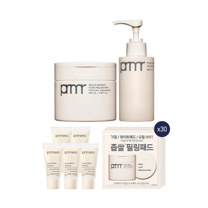 マイルドアンドパーフェクトポアピーリングパッド60枚+フェイシャルピーリング250ml（+フェイシャルマイルドピーリング30ml*5+パーフェクトポアピーリングパッド使い切り(2枚)*30)