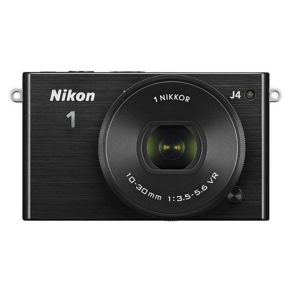 【中古】ニコン Nikon J4 標準パワーズームレンズキット ブラック SDカード付き