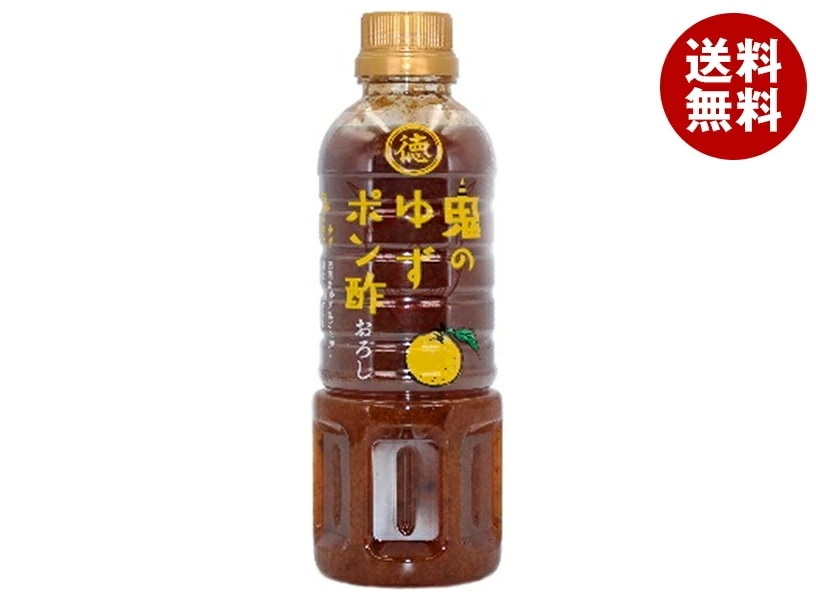 徳島産業 鬼のゆずポン酢 おろし 400mlペットボトル×12本入×(2ケース)