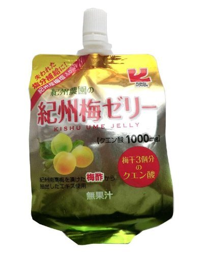 (ケース販売) 紀州梅ゼリー 180g×24個