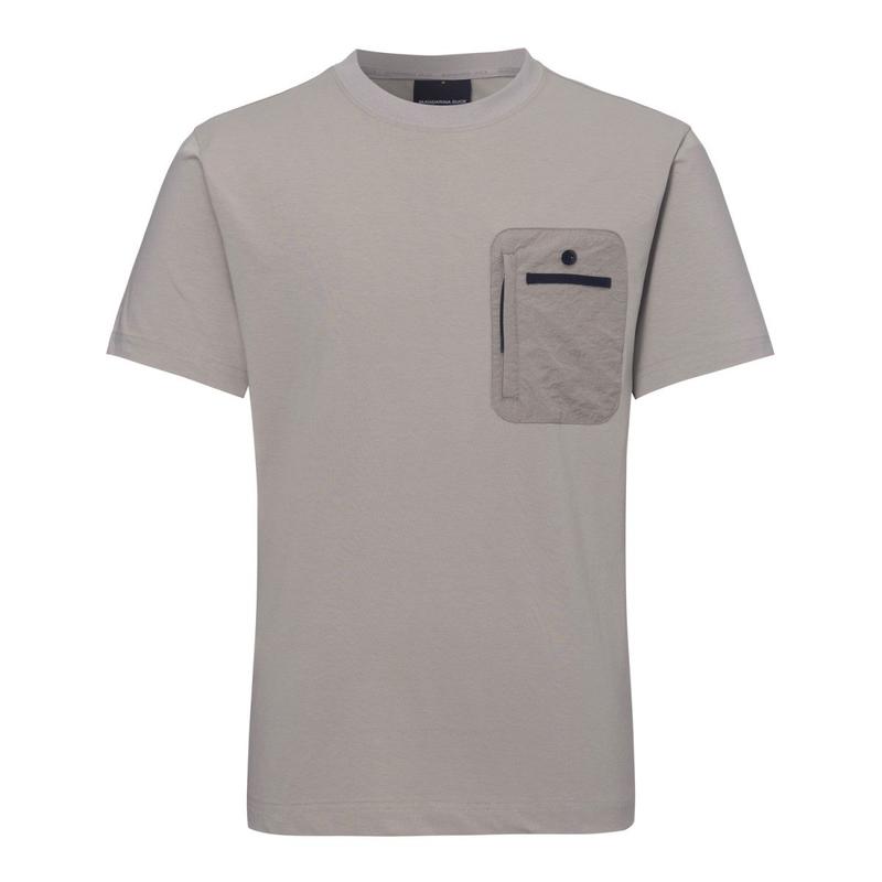 男性用ポケットハイブリッドTシャツ WINDOW WWE09231