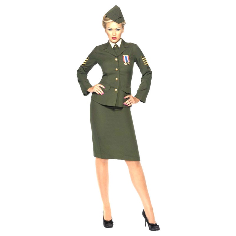 コスプレ 仮装 ウォータイム・オフィサー 女性用 M 【 コスプレ 衣装 ハロウィン 仮装 レディース 服 コスチューム アーミー サバイバルゲーム 軍服 将校 指揮官 大人用 パーティーグッズ 艦長