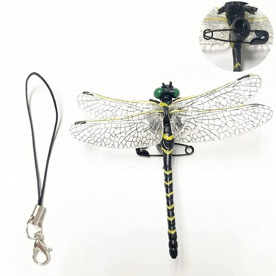 キャンプ 虫除け フィギュア オニヤンマ 6cm級 トンボ お釣り バーベキュー 海水浴 スタチュー 模型 【テレビ番組大話題!】30セット ブローチ リアル プラモデル 釣り おもちゃ生活雑