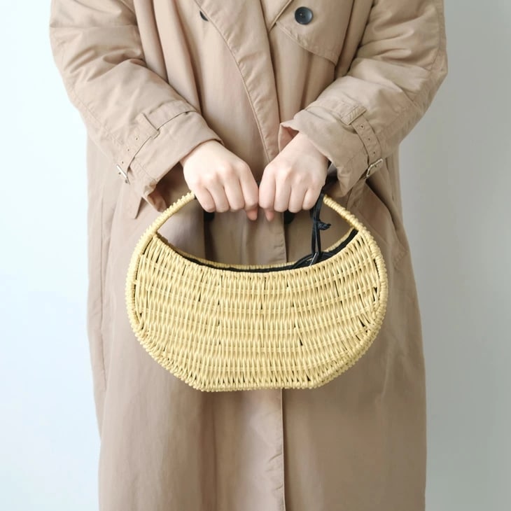 POMTATA (ポンタタ) LAU TOTE (RATTAN) トートバッグ