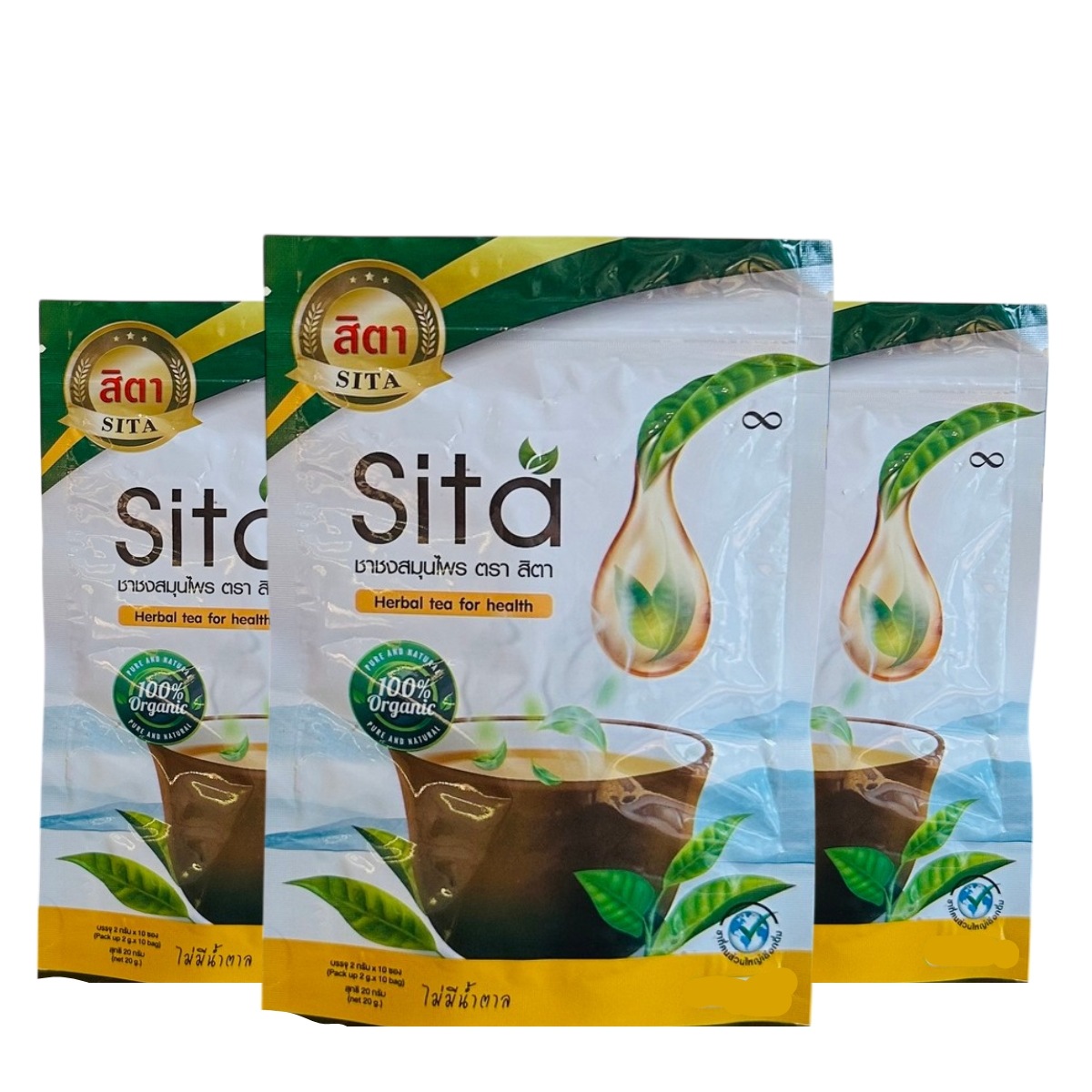 Sita Herbal tea for heaith 10 Sachets x 3 packs