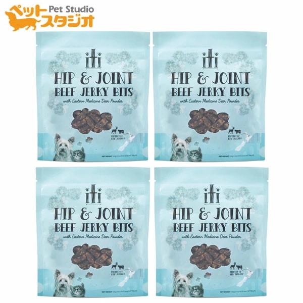イティ iti トリーツビーフジャーキー 股関節ケア 犬猫用 100g4個　ビーフを使用したヘルスケ 5,170円