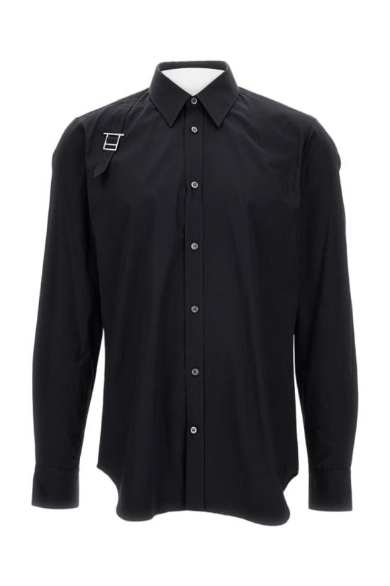 ALEXANDER MCQUEEN Men Shirts 828259QNAAX1000 Black