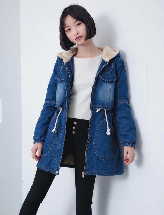 裏ボア デニムコート レディース アウター 秋 冬 デニムジャケット ロング 大きいサイズ 3L 秋冬 フード 付き デニム コート ショート 韓国 ファッション カジュアル おしゃれ 大人可愛い バ