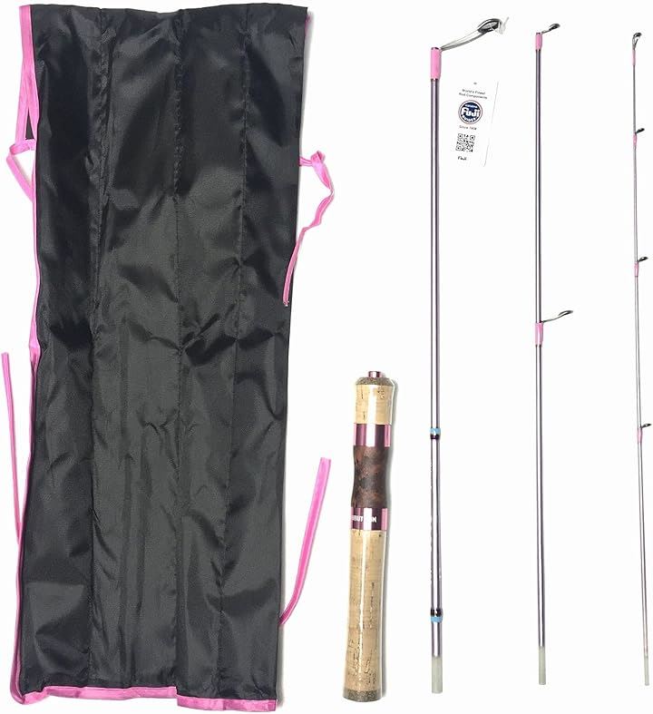 Fuji製ガイド 4.6フィート パックロッド 4ピース XUL 渓流 イワナ ルアーロッド ヤマメ ニジマス(Fuji製ガイド4.6ftスピニングパックロ, 4.6ft)