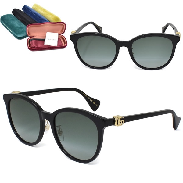 サングラス GG1180SK-001 アジアンフィット メンズ レディース ユニセックス ブラック グレーグラデーション