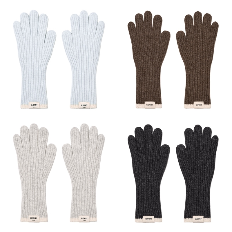【GLOWNY】 THE WOOLLY GLOVES : 4COLORS