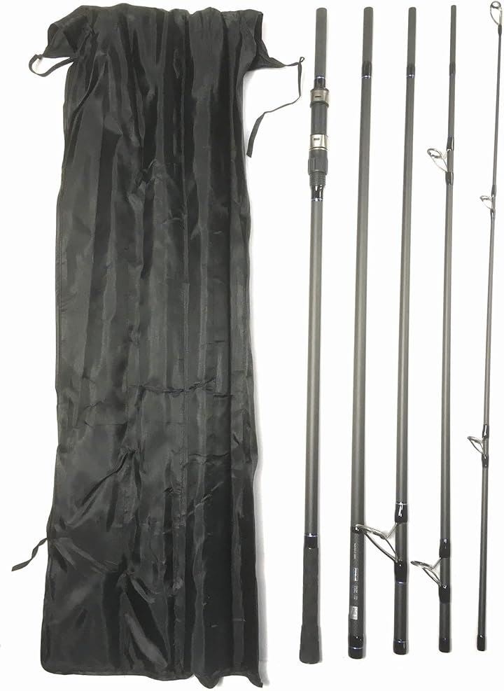 鯉竿 鯉釣り キャットフィッシュロッド サーフロッド 投げ竿 防波堤 波止釣り(カープロッド 5本継ぎ 3.75LB, 3.9m (13ft))