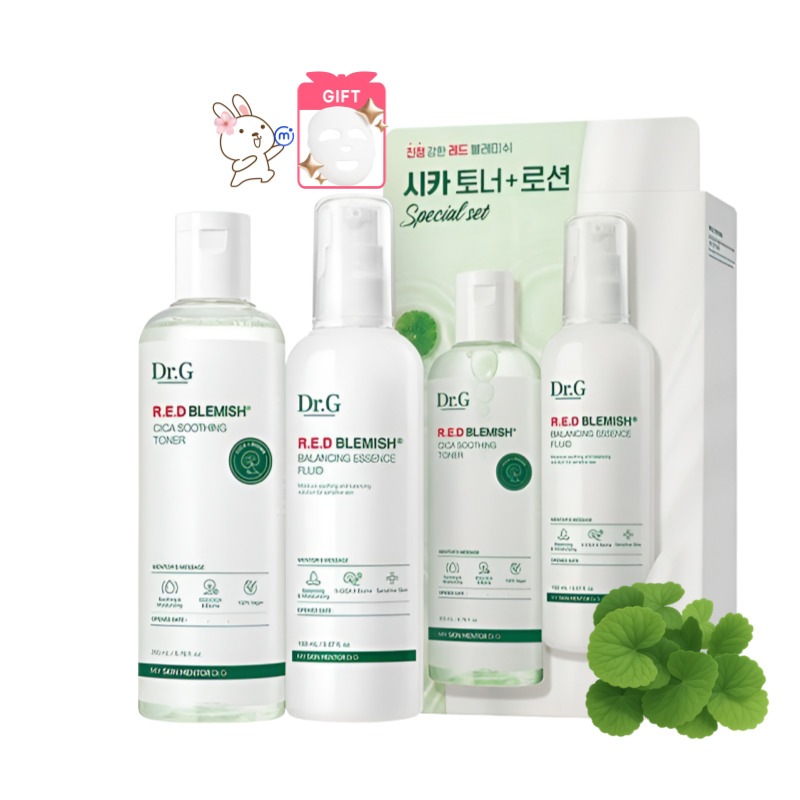 【正規品】レッドブレミッシュ シカ トナー200mL＋バランシング エッセンス フルイド150mL／セラミド配合／油水分バランスケア/ツボクサ フルイド/水分 鎮静 セット/韓国 人気 コスメ