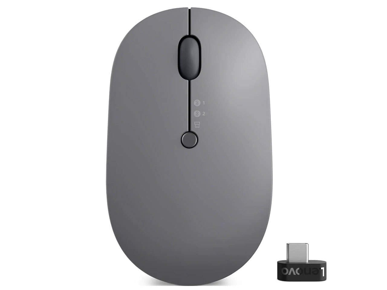 Lenovo Go USB Type-C ワイヤレス マルチデバイスマウス GY51C21211 [グレー] マウス