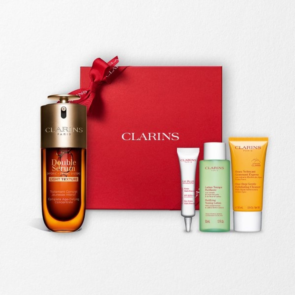 クラランス ダブルセラムライト 50ml セット (+デラックス3種)