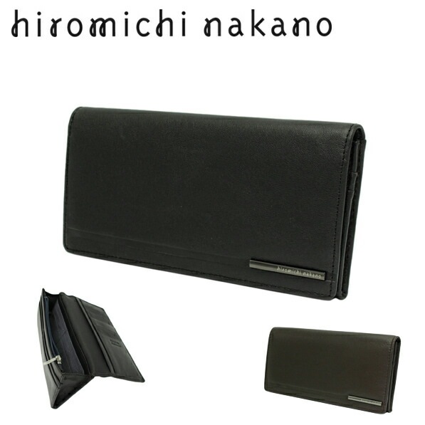 サイフ 財布 長財布 メンズ 本革 ブランド hiromichi nakano ヒロミチ ナカノ 6HN751 カード入れ スリム ソフト シープレザー 化粧箱入り ギフト プレゼント