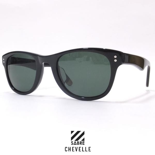 セイバー サングラス メンズ SABRE シェヴェル ブラックグロス/グリーン SS8-501B-GRN-J
