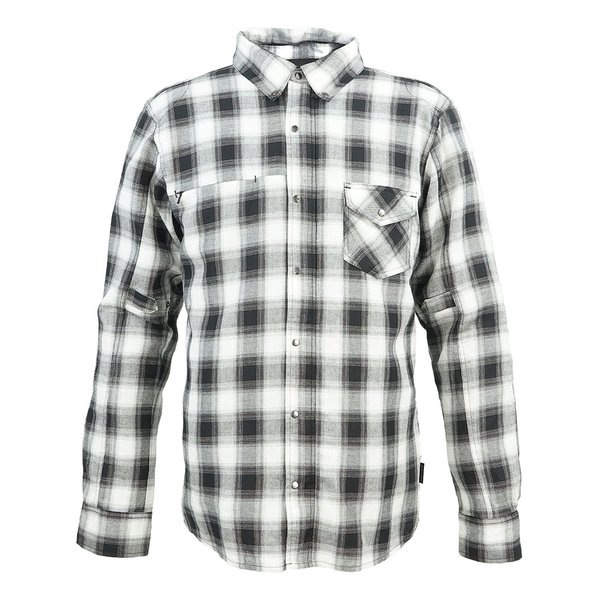 ラフ ライドシャツFP チェックブラック LL サイズ RR1004CK-BK4