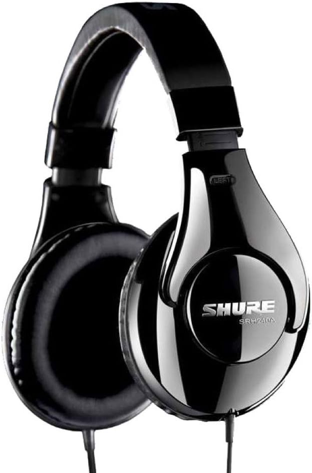 SHURE ヘッドホン SRH240 密閉型 エントリーモデル SRH240A 【国内正規品/メーカー保証2年】