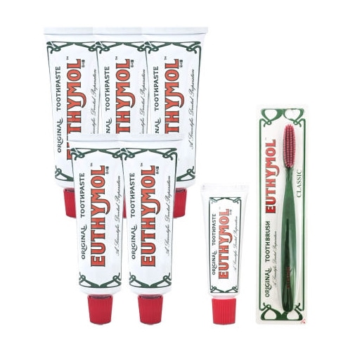 【正規品】ユーシモール オリジナル歯磨き粉120g 5個 + 20g+歯ブラシ1個 セット! 5,517円