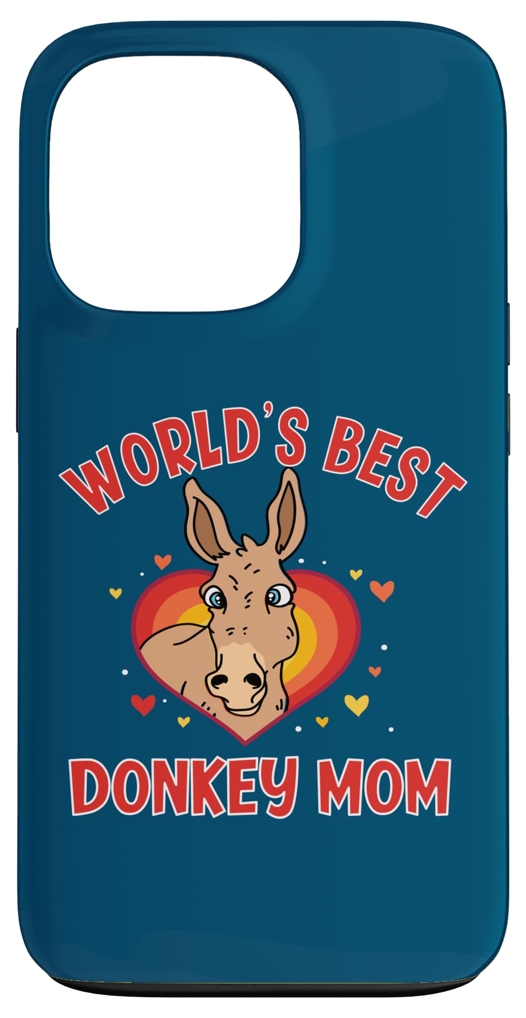 World s Best Donkey Mom 愉快なロバの恋人 スマホケース iPhone 13 Pro 用