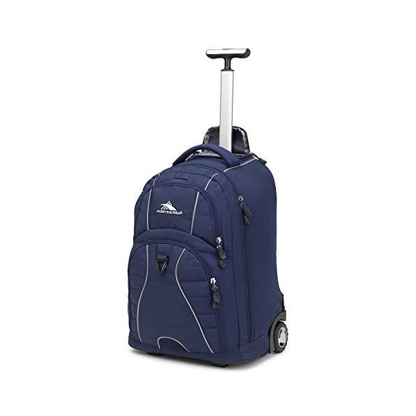 High Sierra Freewheel Wheeled Laptop Backpack， True Navy， 20.5 x 13.5 x 8-Inch 並行輸入品