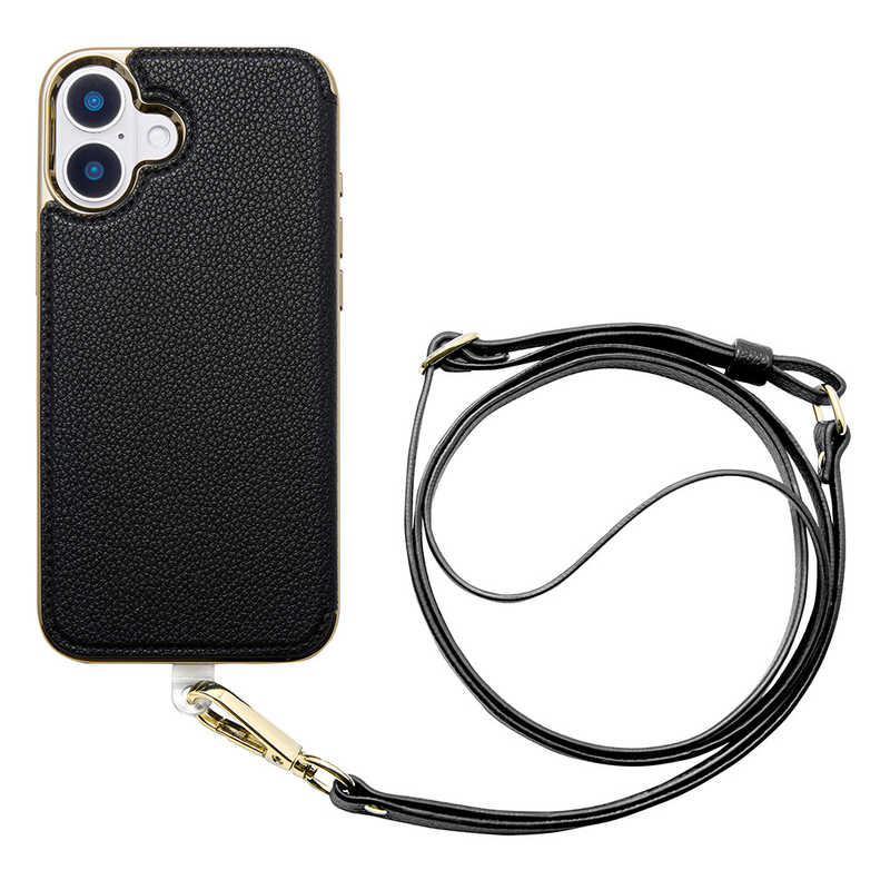 CCCフロンティア　Cross Body Case Duo for iPhone 16 Plus (black)　UNICSIP24L2CBBK