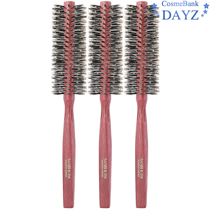 サンビー ロールブラシ R-258 3点セットらせん植毛 ブローブラシ 5,940円