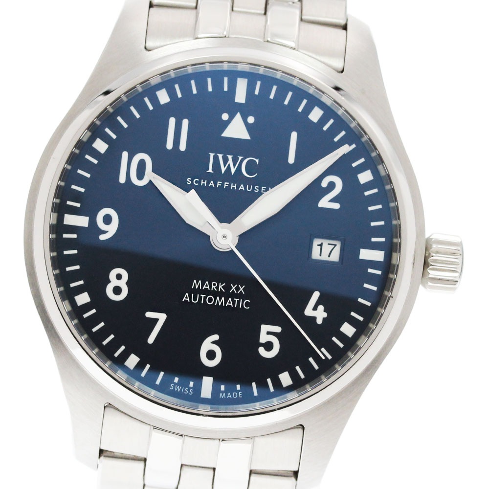 IWC SCHAFFHAUSEN IW328204 パイロットウォッチ マークXX デイト 自動巻き メンズ 良品 箱・保証書付き_864232【中古】