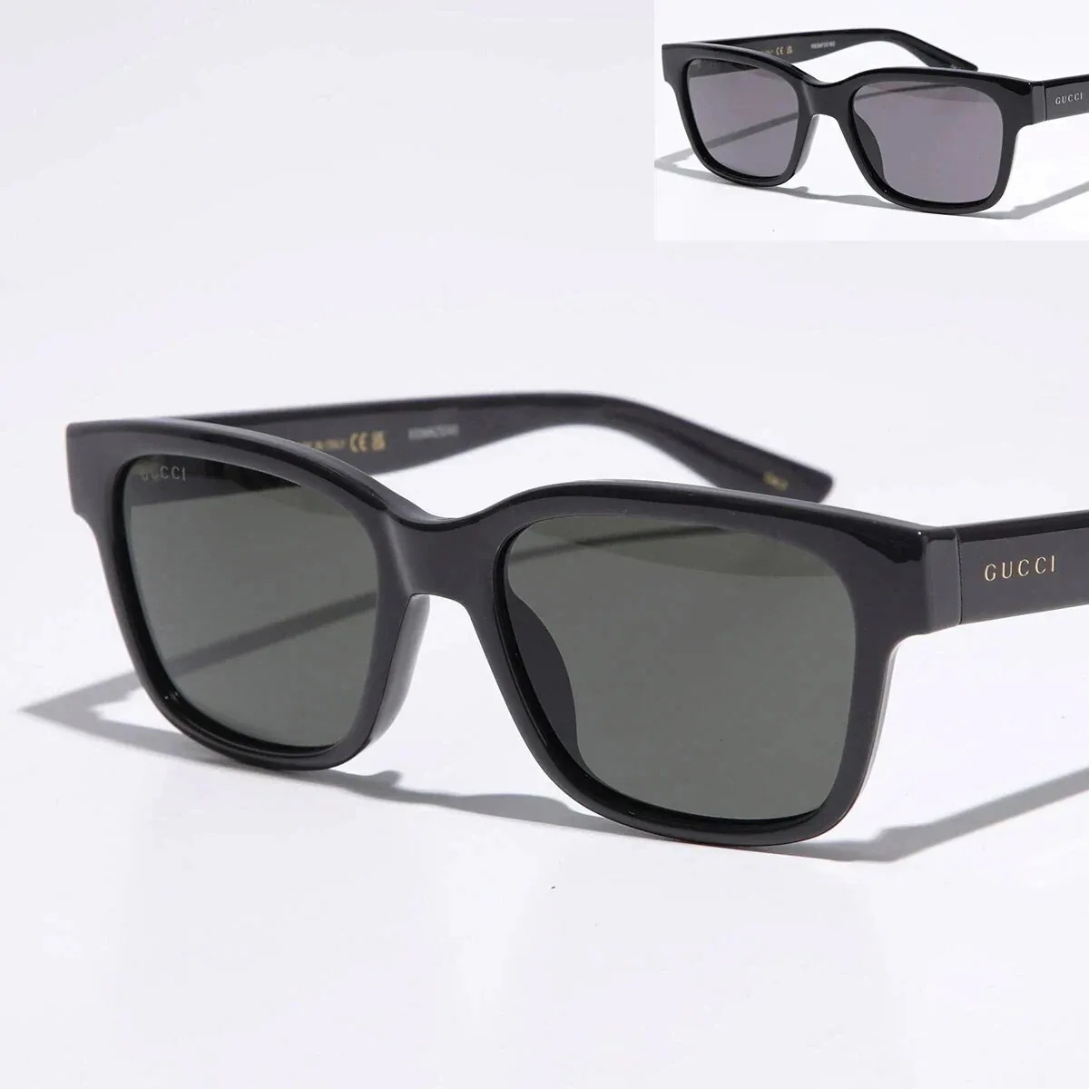 GUCCI グッチ サングラス GG1716S レディース スクエア型 ロゴ フルリム セルフレーム アイウェア カラー2色