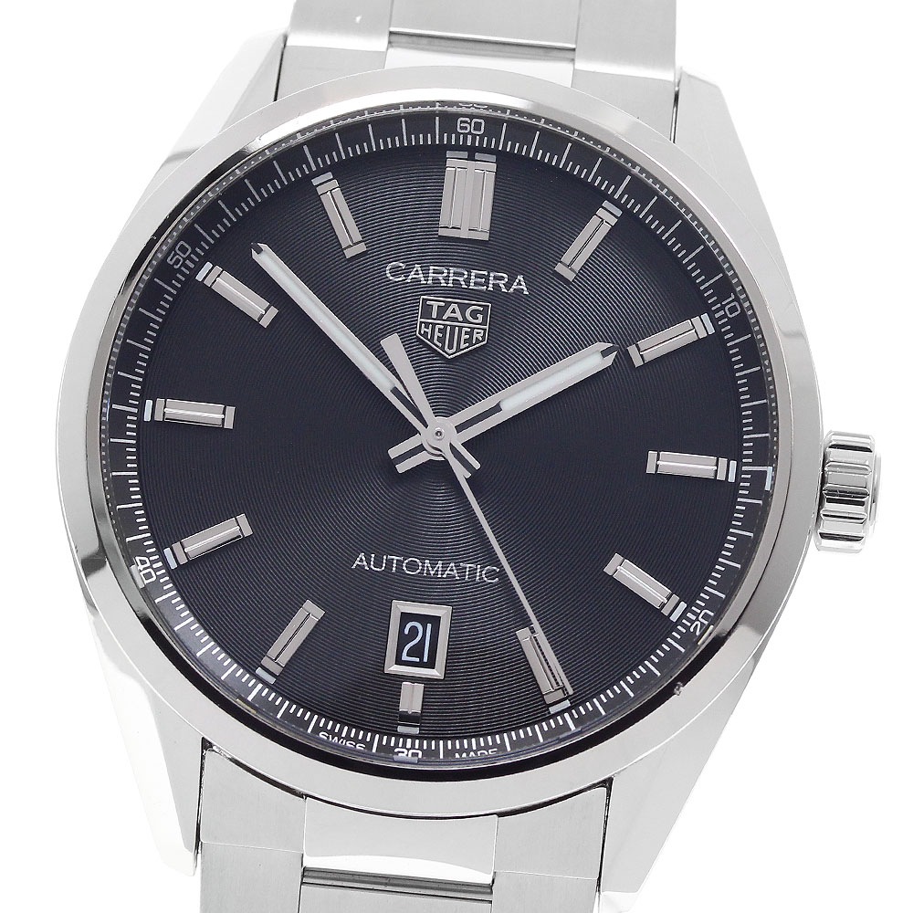 タグホイヤー TAG HEUER WBN2110 カレラ キャリバー5 デイト 自動巻き メンズ _956907【中古】