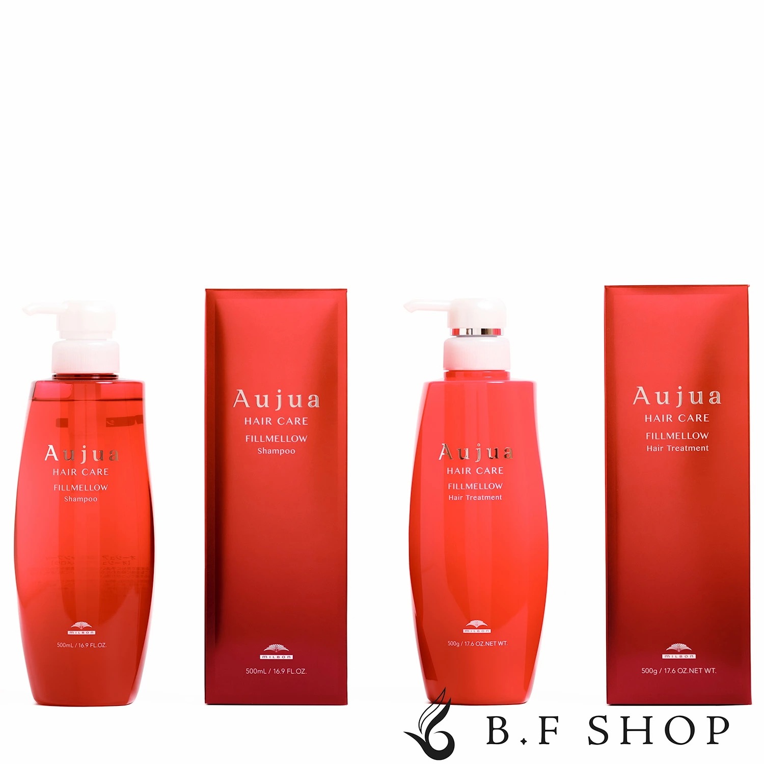 【セット品】ミルボン オージュア フィルメロウ シャンプー & ヘアトリートメント 500ml LSC