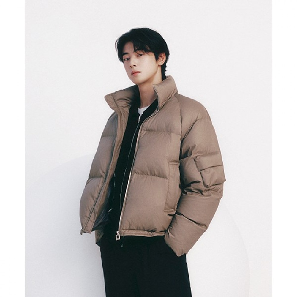 (リバークラッシュ) LJF22210 ダークベージュライトウェイトグースショートダウン