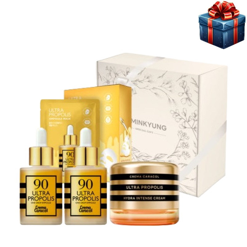 [蜂蜜光ギフトセット]プロポリス蜂蜜光ギフト3点セット韓国コスメ 水分保湿 鎮静 栄養 弾力 シワ トーンアップ 光彩 トリプルプロポリス 中乾燥ケア ローヤルゼリー ヒアルロン酸 シミジョブティーケ